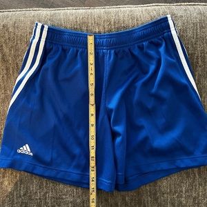 Royal blue Adidas shorts. Mens medium,mint condition.